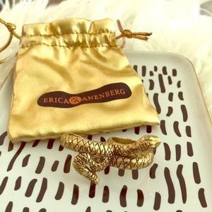 Erica Anenberg double finger serpent ring